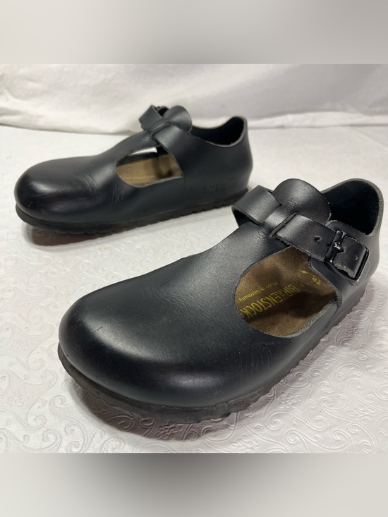 Birkenstock Shoes - Birkenstock Paris Mary Jane Shoes Black Leather Womens EU 35 Classic German Clog